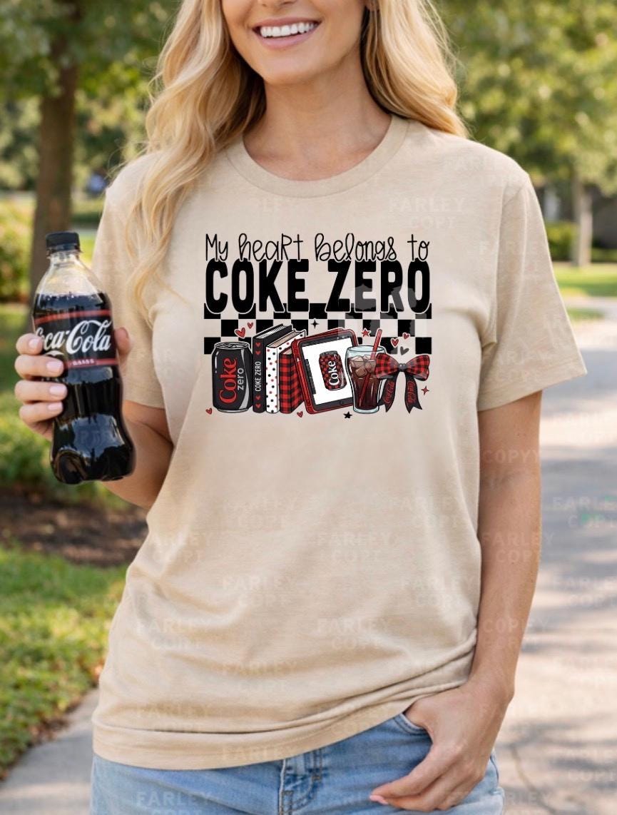 Coke Zero Shirt, Soda Lover Graphic Tee, Diet Drink Apparel, Fan Gift