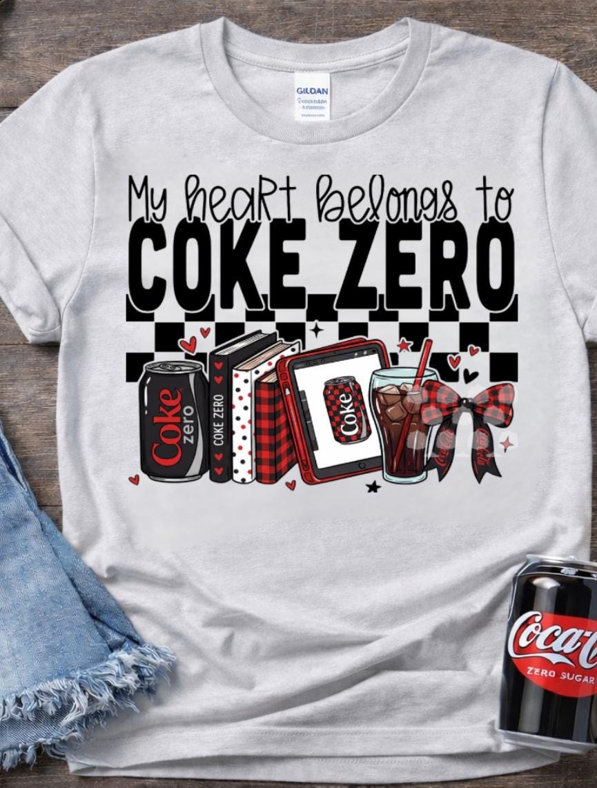 Coke Zero Shirt, Soda Lover Graphic Tee, Diet Drink Apparel, Fan Gift