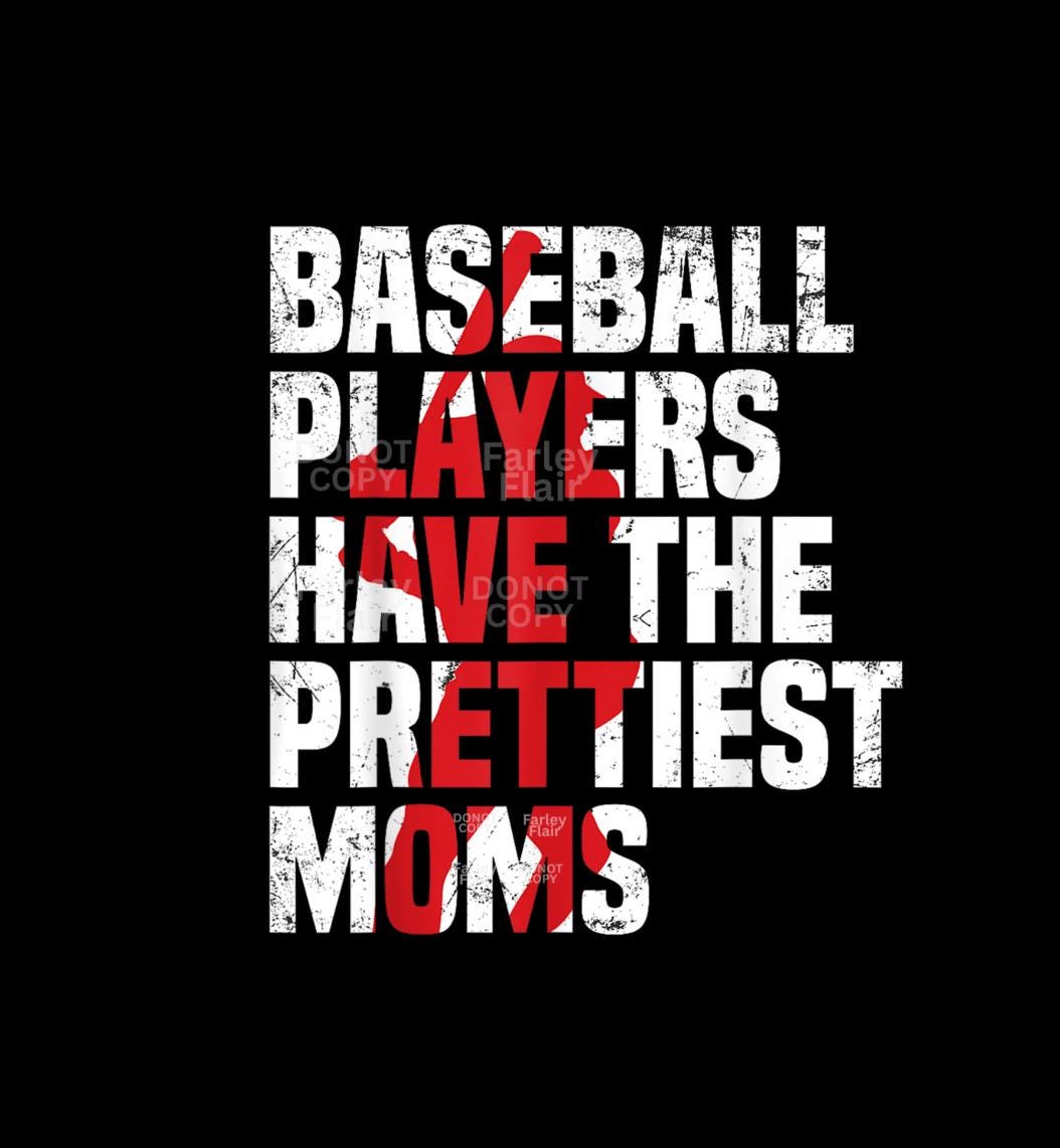 Baseball Mom Shirt, Distressed Typographic Tee, Mother's Day Gift