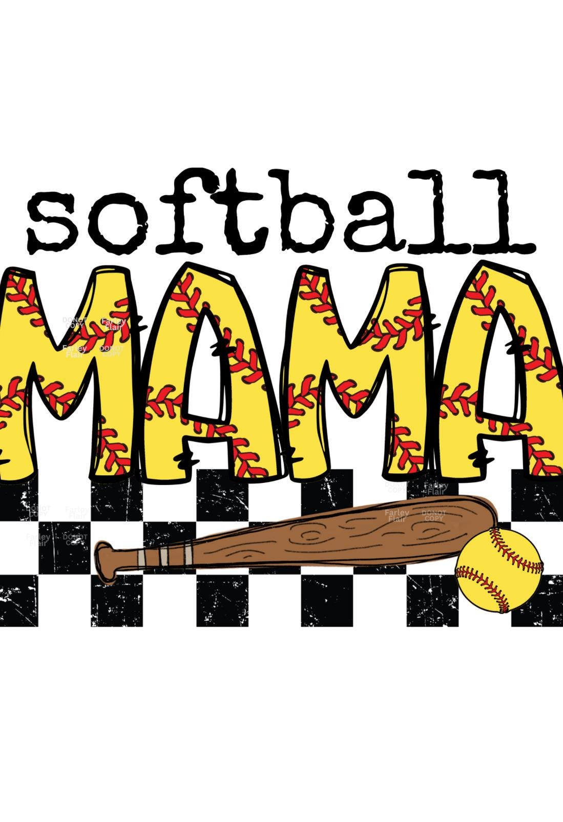 Softball Mama Distressed Graphic Tee, Game Day Shirt, Mothers Day Gift