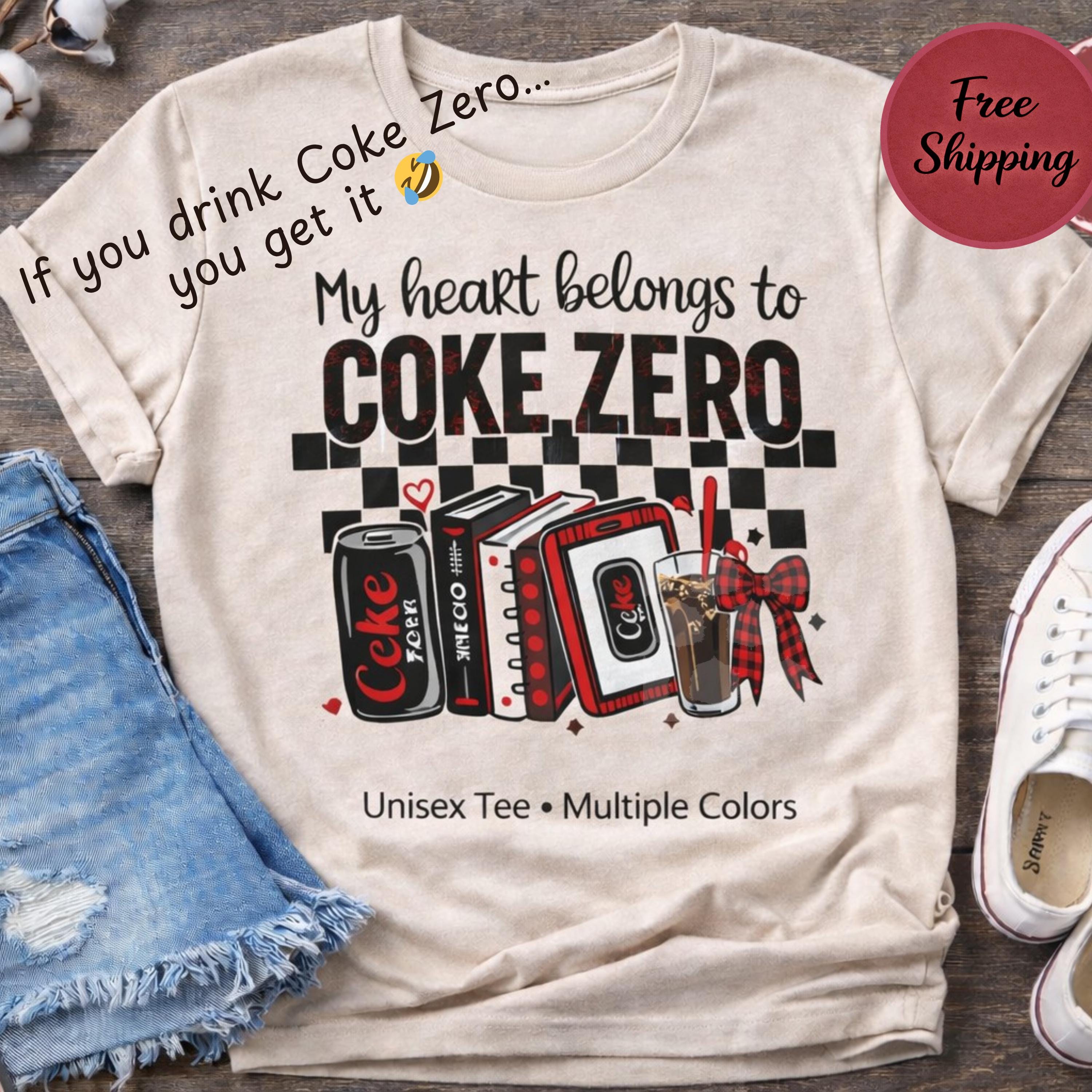 Coke Zero Shirt, Soda Lover Graphic Tee, Diet Drink Apparel, Fan Gift